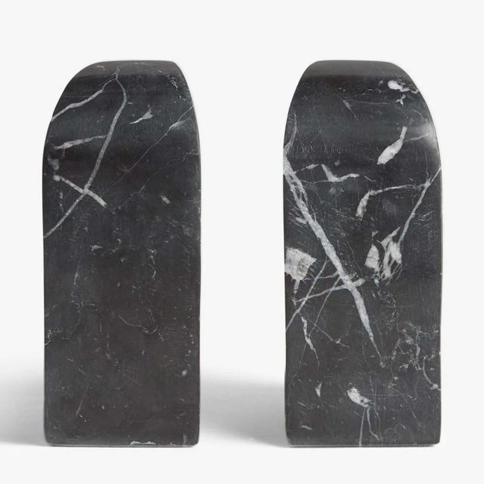 John Lewis Black Marble Bookends