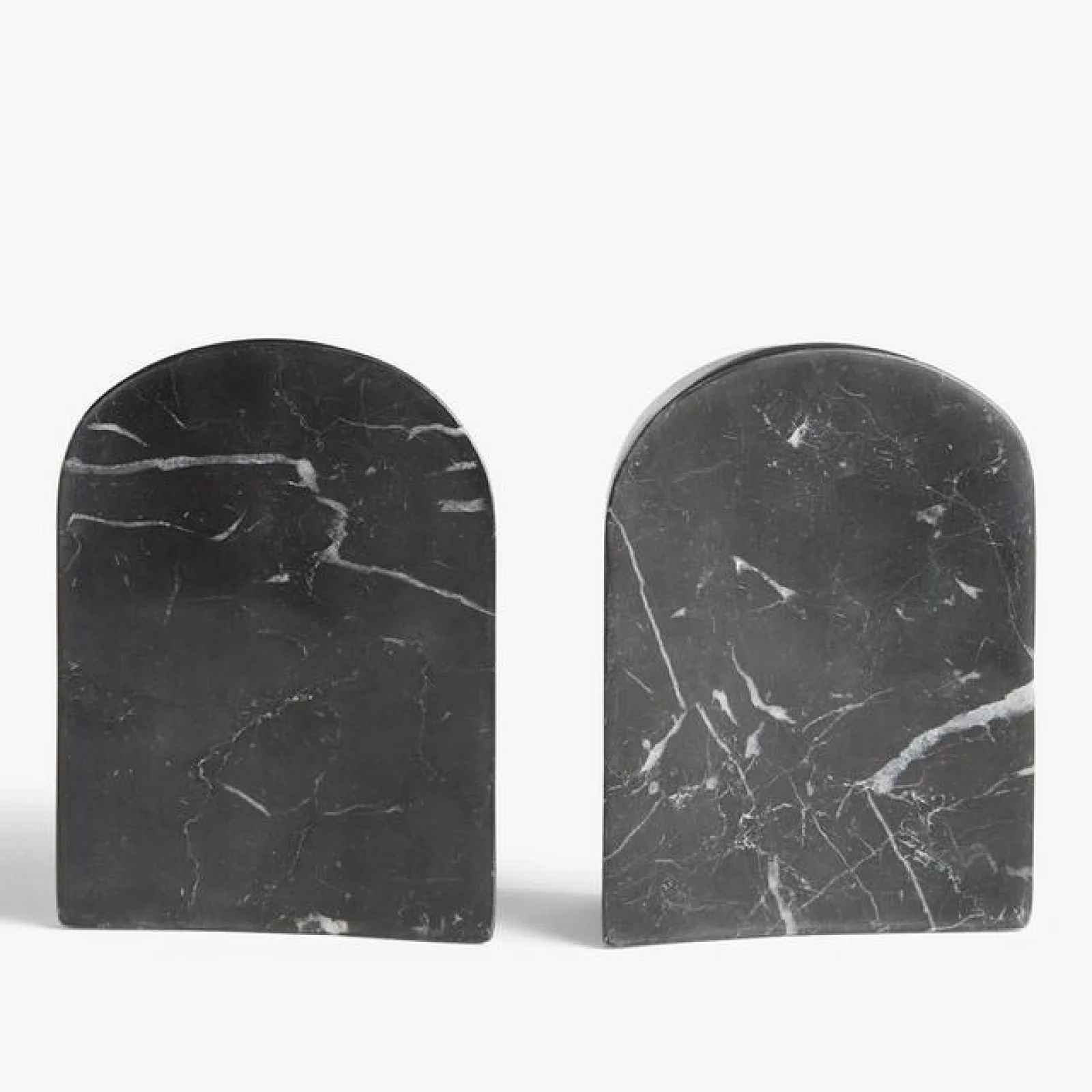 John Lewis Black Marble Bookends