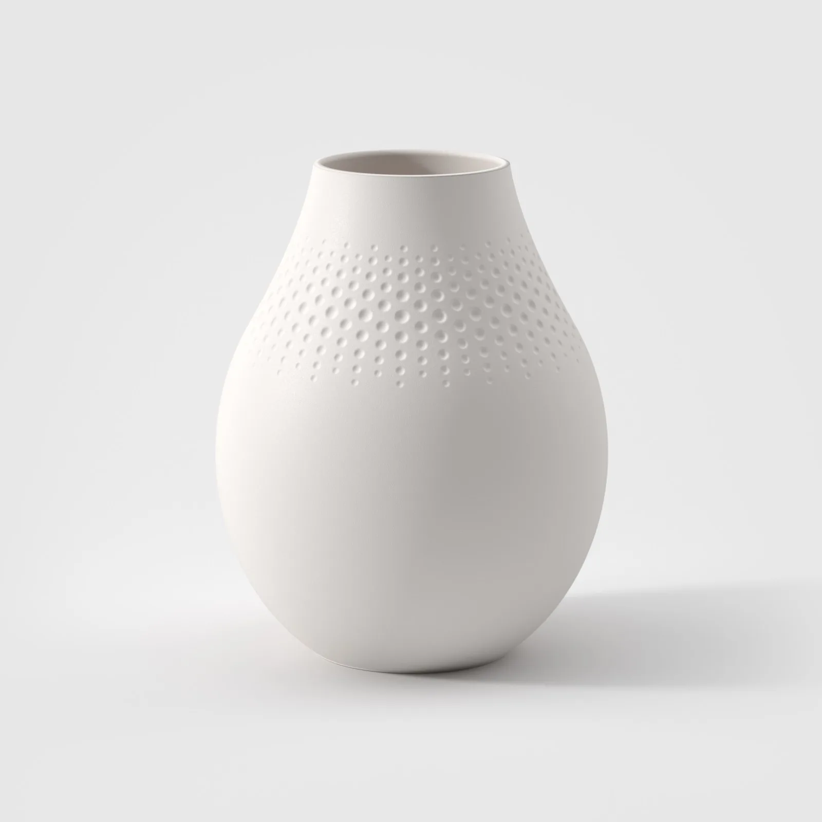Manufacture Vase White 15.9 x 20.4cm
