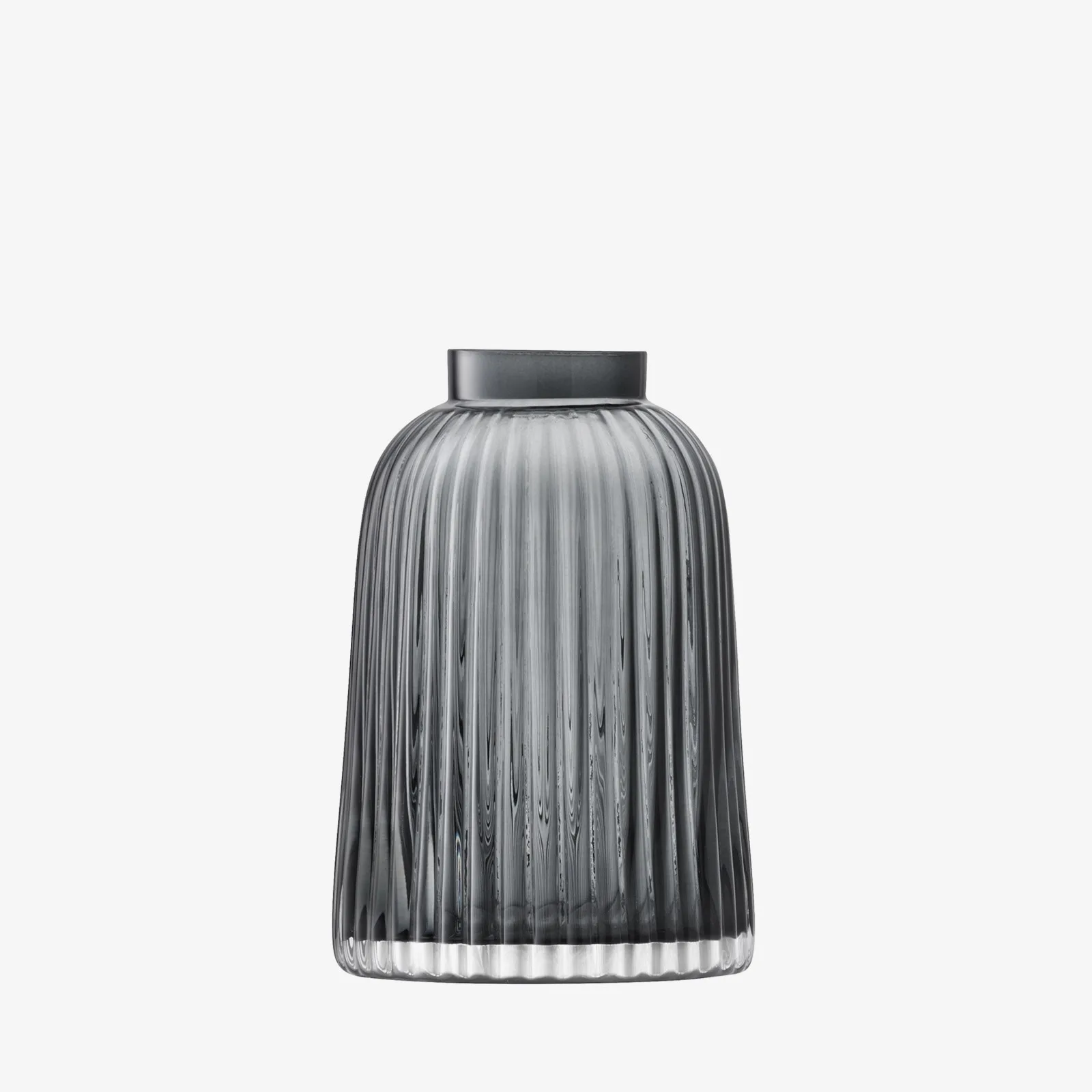 Pleat Vase Grey 20cm